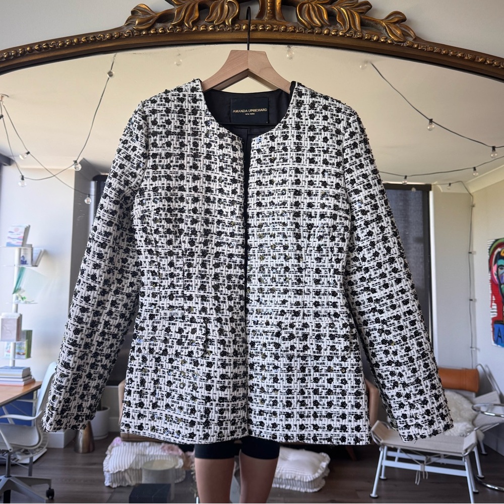 Amanda Uprichard Tweed Blazer